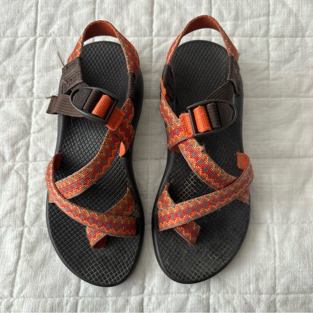 Chaco Women's Sandals - Red and Brown